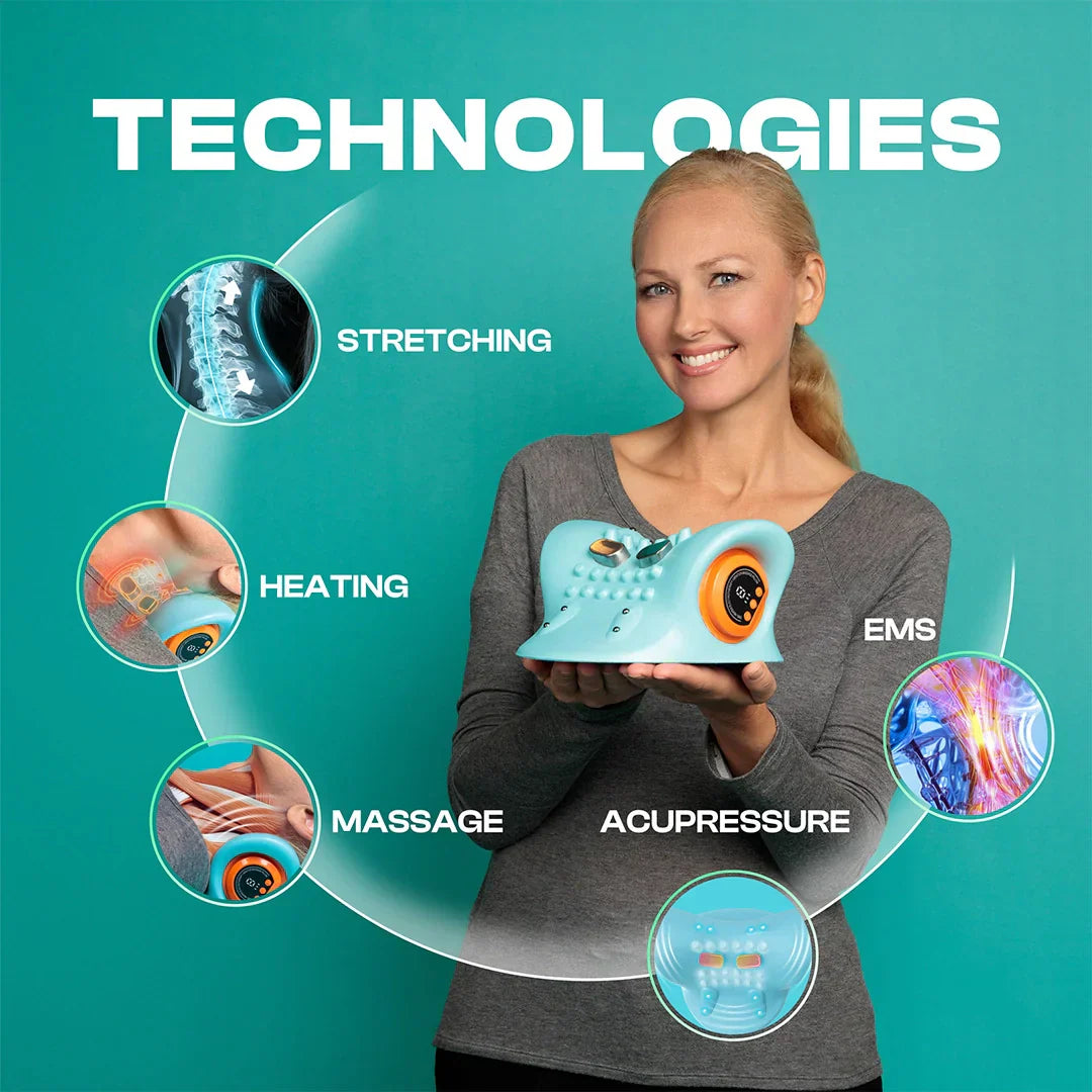 ✨Last Day Sale 60% Off✨Relieve neck, shoulder and back pain with the NESLEMY™ Massager