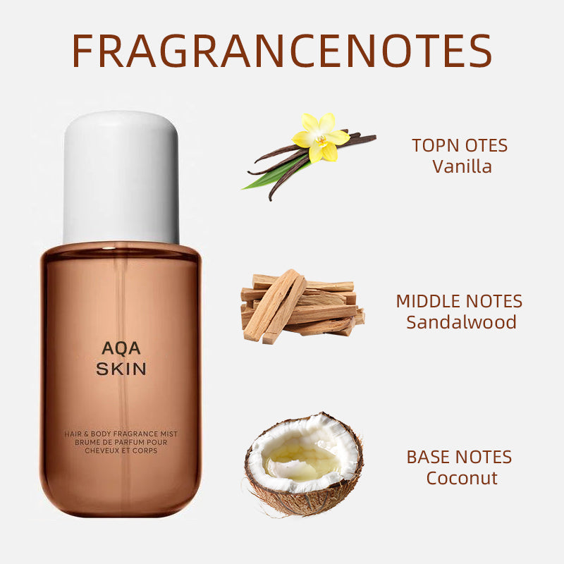 Last 3 Hours: Get 50% OFF on Our Best-Selling AQA™Vanilla & Fruit Mist Duo Full-Size Body Mists!
