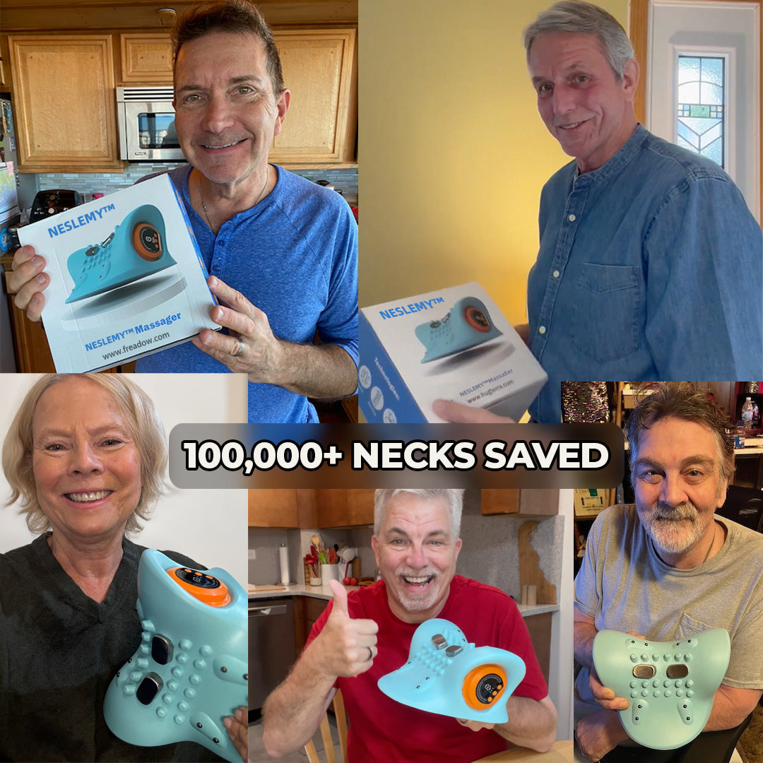 ✨Last Day Sale 60% Off✨Relieve neck, shoulder and back pain with the NESLEMY™ Massager