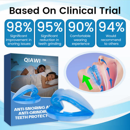 🌙GIVE YOU A GOOD NIGHT'S SLEEP 🦷 QIAWI™ Anti-Snoring Guard 🔵✨