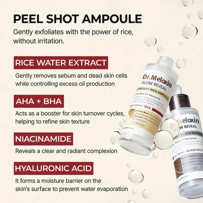 🔥 Final 3 Hours: 60% OFF!🔥 Peel Shot Glow Rice Ampoule Duo